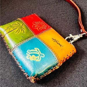 Handmade leather wallet/coin purse
